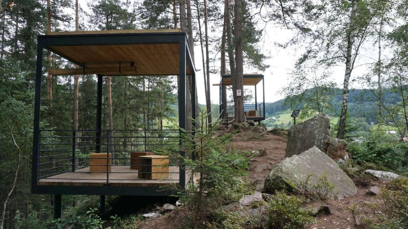 Penzion A Restaurace Stare Casy Horní Bečva المظهر الخارجي الصورة
