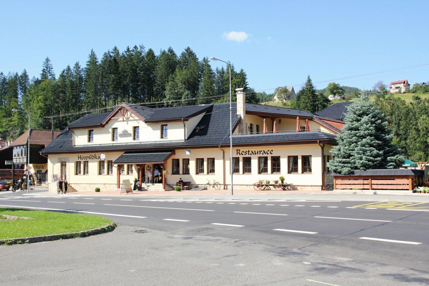 Penzion A Restaurace Stare Casy Horní Bečva المظهر الخارجي الصورة